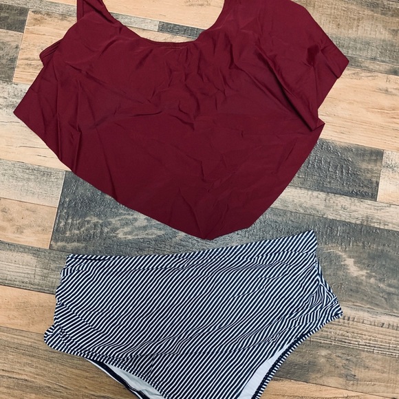 Striped Tankini - Picture 2 of 2